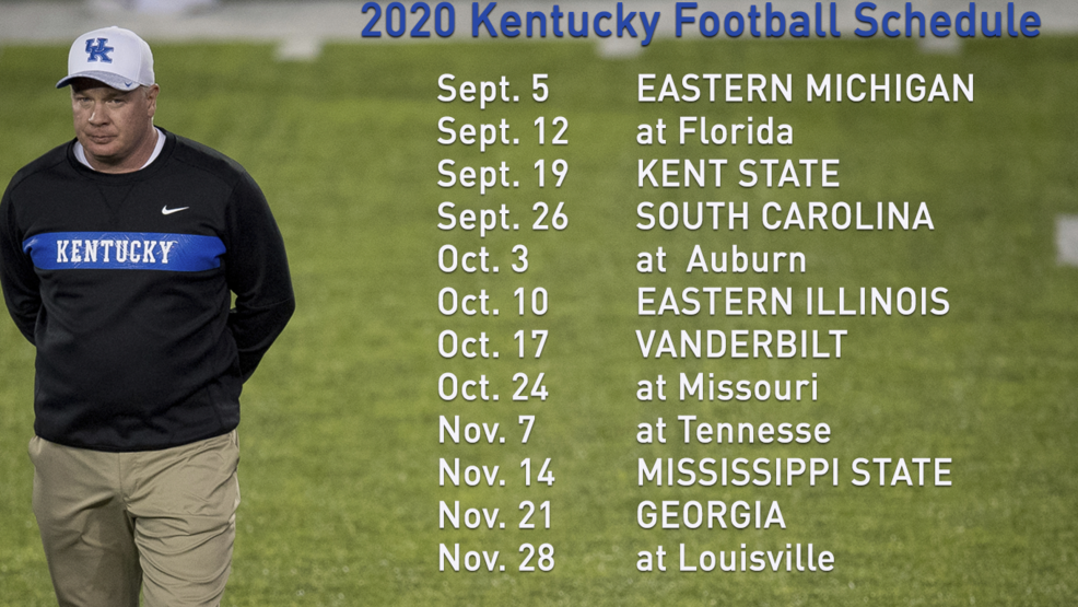 Kentucky s 2020 Football Schedule Released Along With Rest Of SEC WDKY Kentucky s 2020 Football Schedule Released Along With Rest Of SEC WDKY