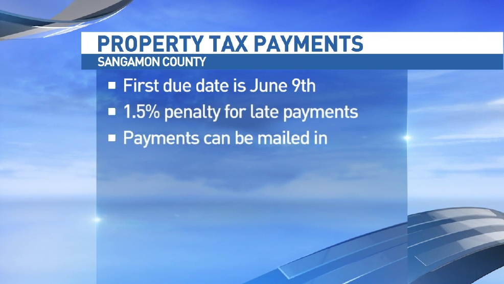 Due Date Approaching for Sangamon County Property Tax Bills WICS