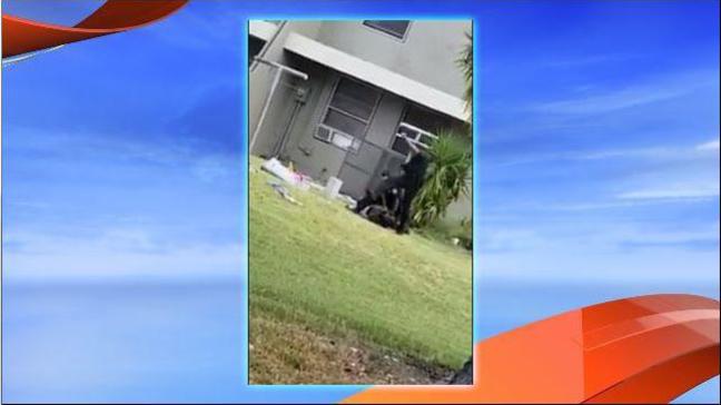 Video shows suspect kicked in head, police officer relieved of duty