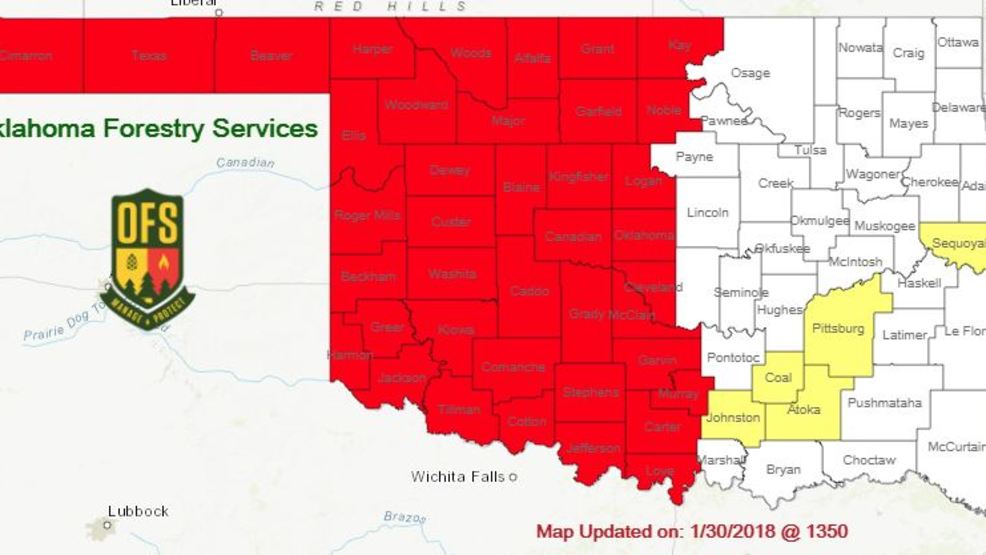 Oklahoma Gov. issues burn ban for 40 counties, including the Panhandle