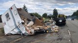 Couple wrecks trailer on Silverdale freeway 20 minutes after buying it