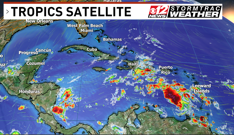 Tracking a Caribbean tropical wave WTVX