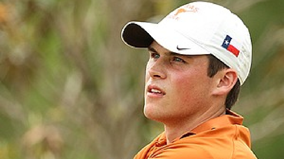 Gavin Hall playing college golf at Texas, waiting for PGA WHAM