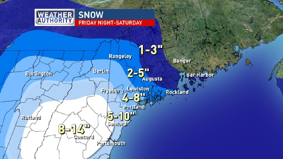 April snow surprises in Maine WGME