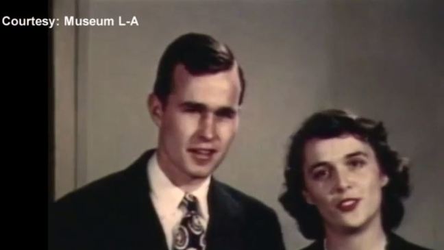Lewiston-Auburn museum shares rare footage of Barbara Bush before she was First Lady