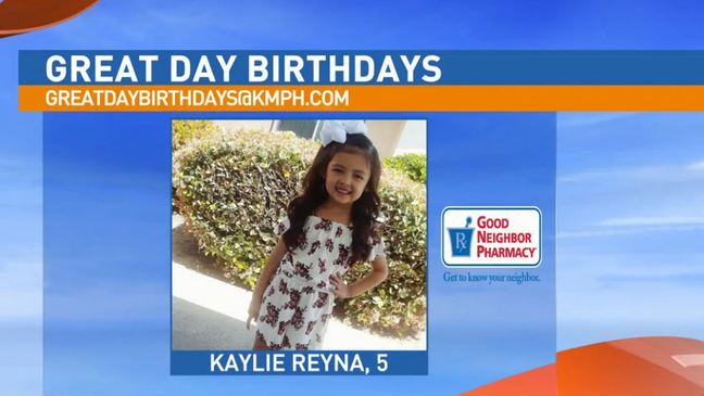 Great Day Birthdays, 5/8/18 - 17 & Under