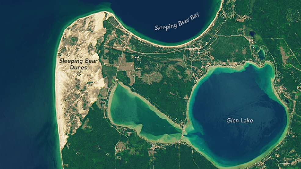 NASA images give unique view of Sleeping Bear Dunes National Lakeshore