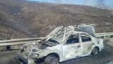Burning car sparks 200-acre wildfire near Ellensburg
