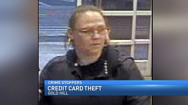 Crime Stoppers: Credit card theft in Gold Hill