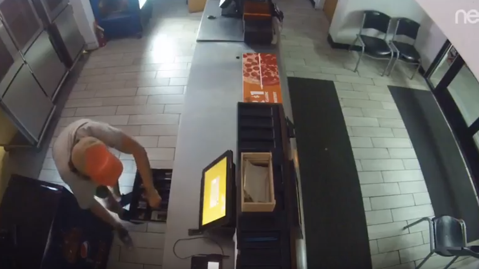 VIDEO Man crawls through Gallatin Pike Little Caesars drivethru
