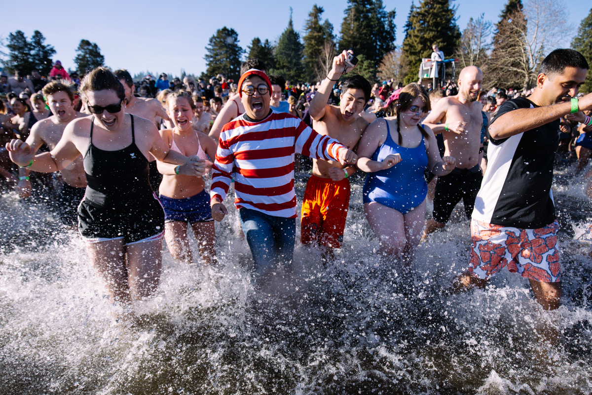 Photos Thousands take Seattle's Annual Polar Bear Plunge KATU