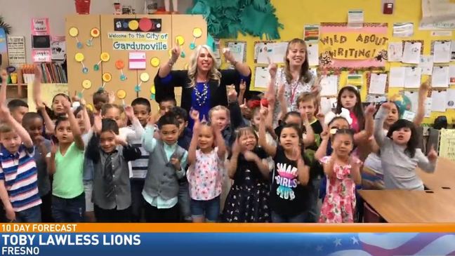 10-Day Forecast, 5/4/18 - Toby Lawless Elementary, Fresno