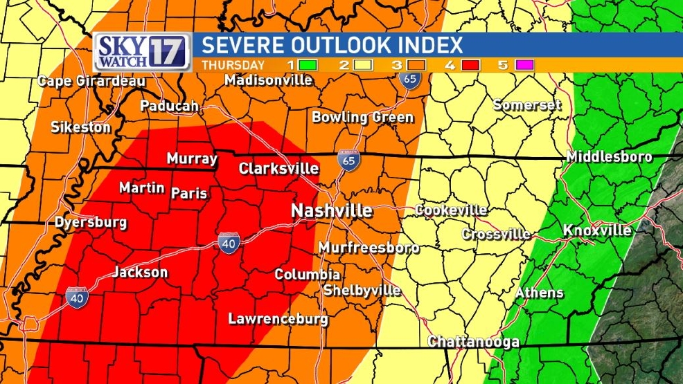 CODE RED Warning Strong tornadoes possible for parts of Middle