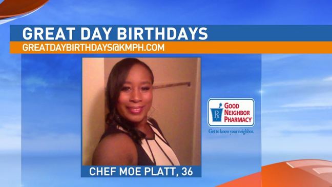 Great Day Birthdays, 5/8/18 - 18 & Over