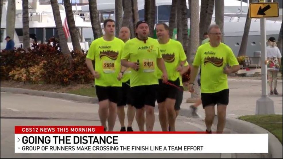 Visuallyimpaired runners, guides tackle Palm Beaches Marathon together WTVX